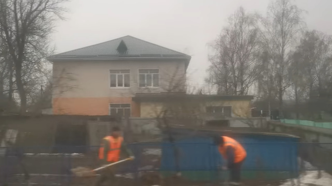 Кадр из видео «Валуйки, улица Горького». 28 января 2021